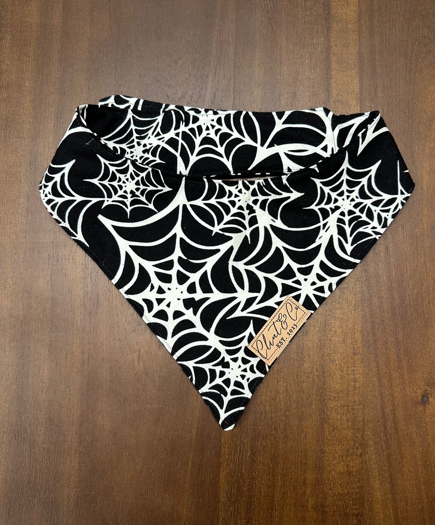 Spider Web (Glows in the Dark) - Clint & Co Leather Patch
