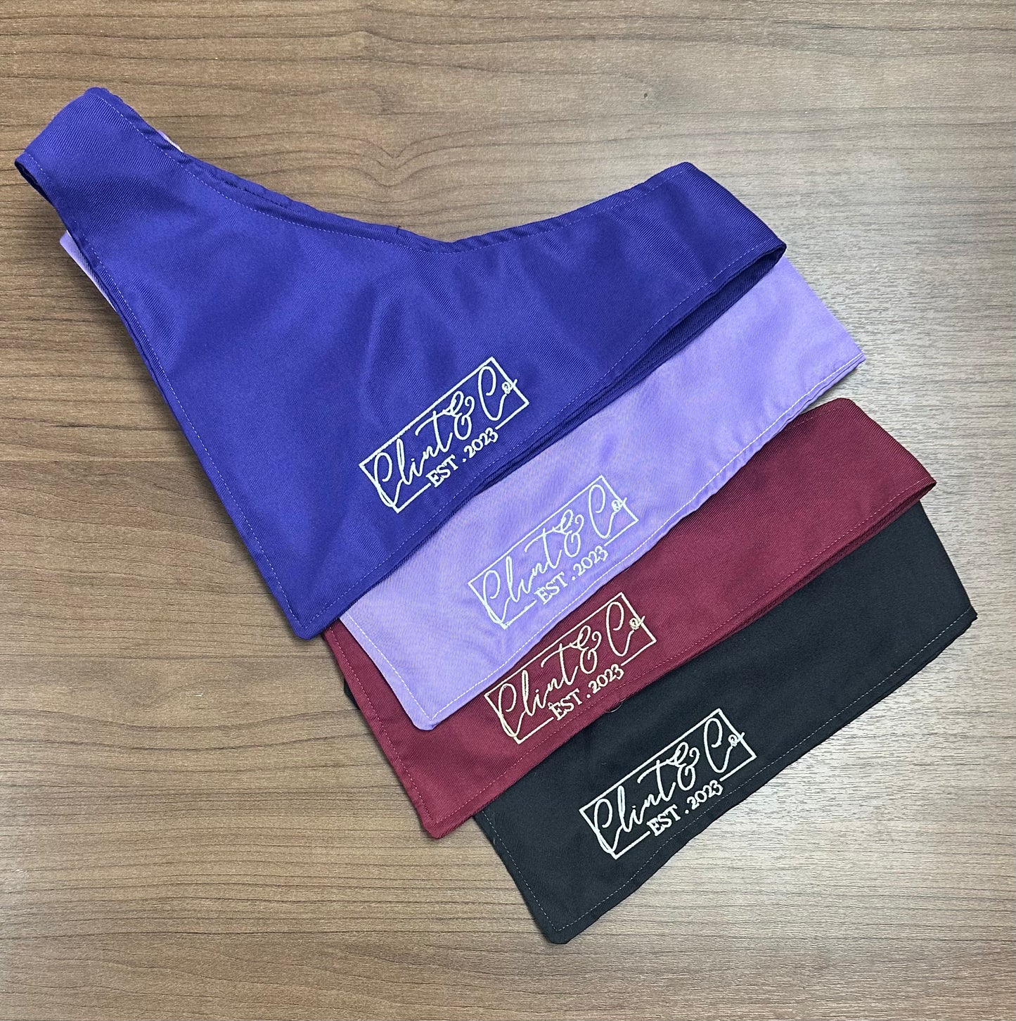 Dog Bandana - Clint & Co Logo Embroiderd