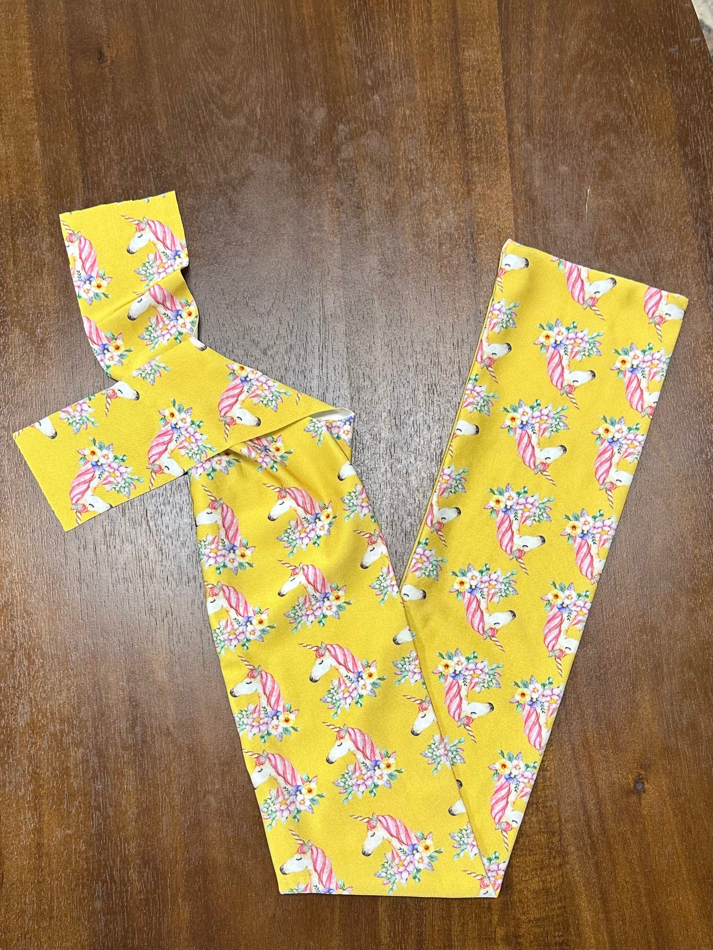 Yellow Unicorn Tail Bag