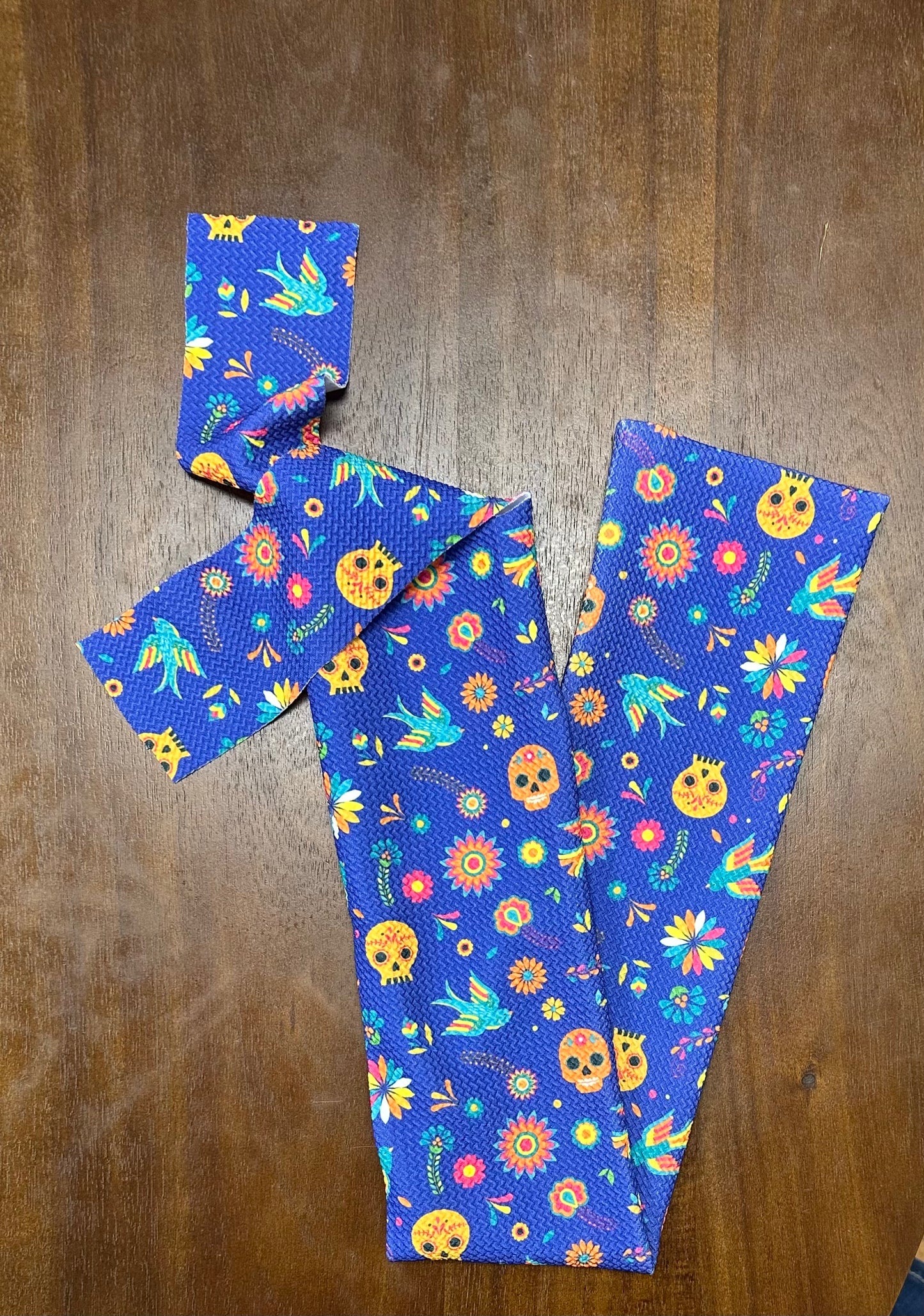 Skulls and Floral Tail Bag