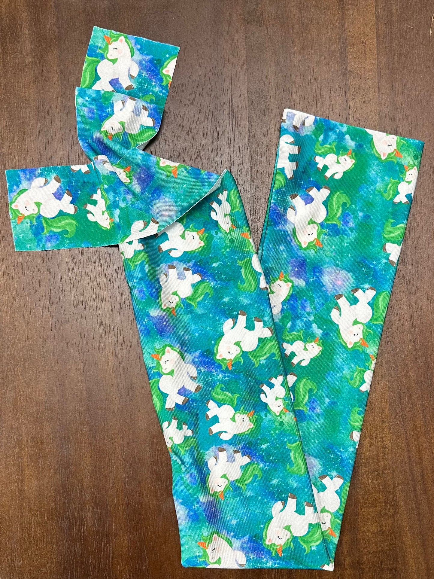 Green Unicorn Tail Bag