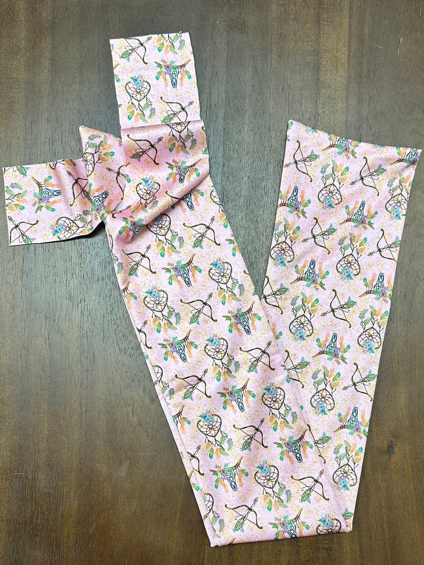 PINK Dream Catcher, Skull and Arrow Tail Bag