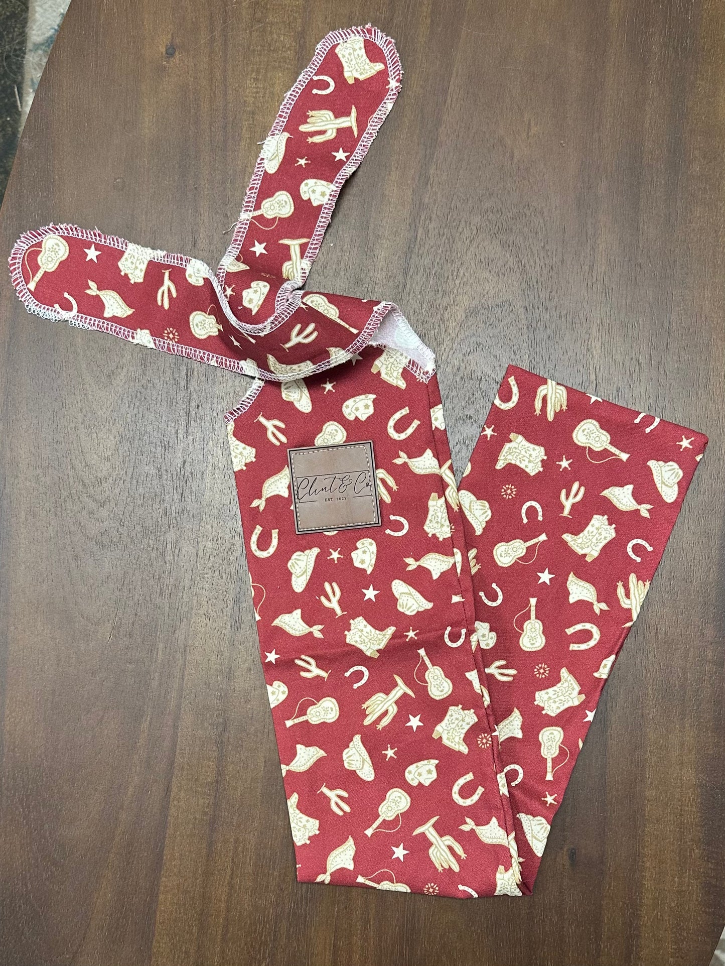 Western Themed Tailbag (Red)
