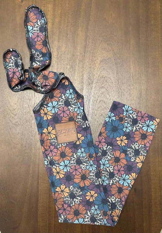Floral (blue/purple) Tailbag