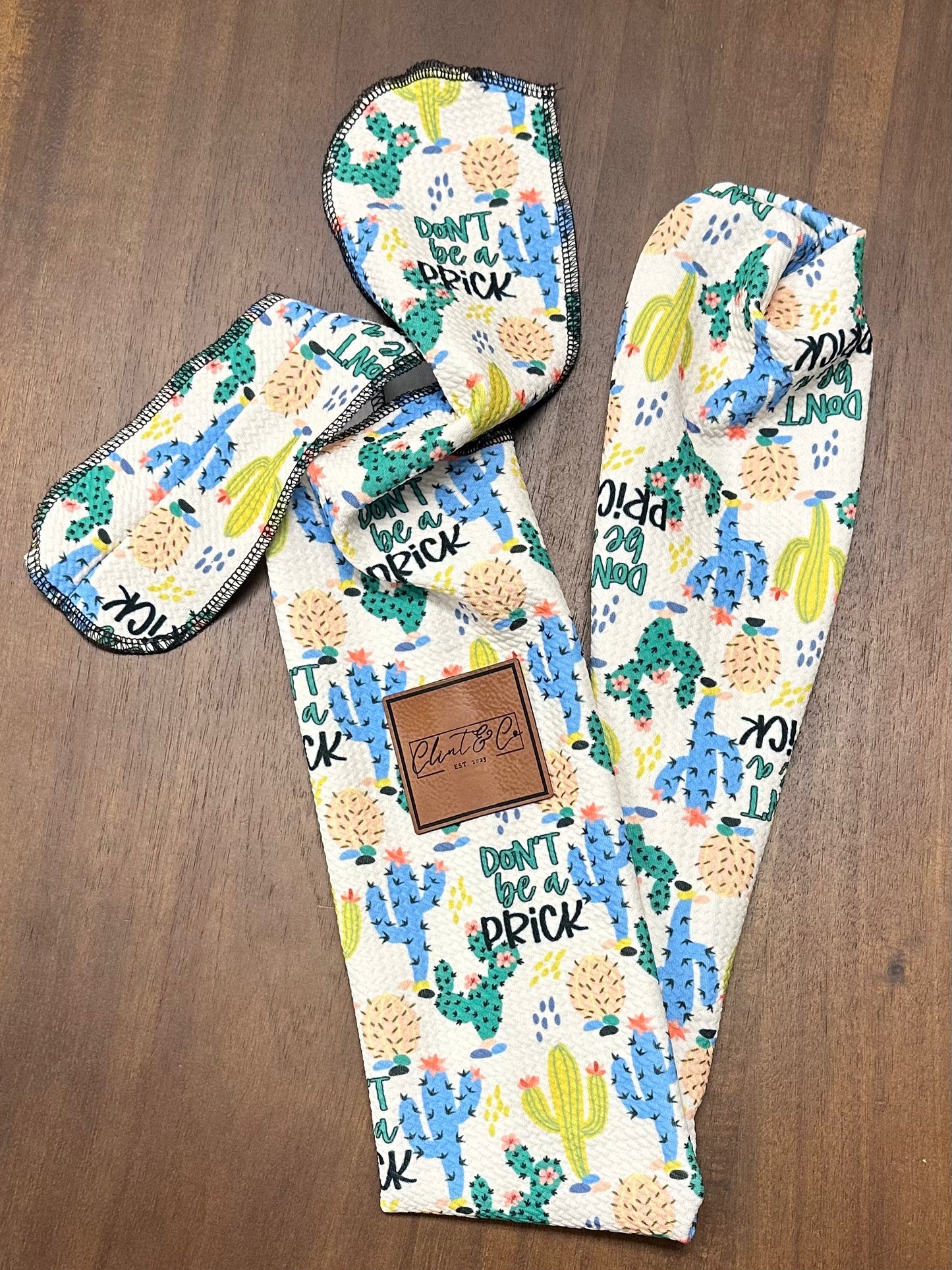 Dont Be A Prick Tail Bag - Clint & Co Leather Patch