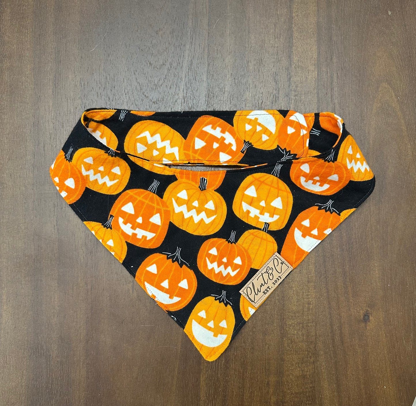 Pumpkin  - Clint & Co Leather Patch