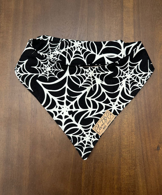 Spider Web (Glows in the Dark)  - Clint & Co Leather Patch