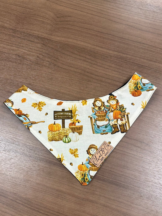 Scarecrow Bandana - Clint & Co Leather Patch
