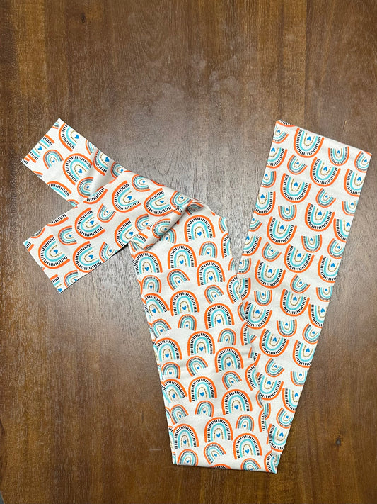 Orange and Blue Rainbows Tail Bag