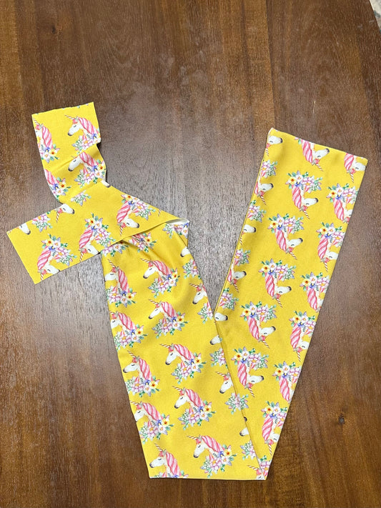 Yellow Unicorn Tail Bag