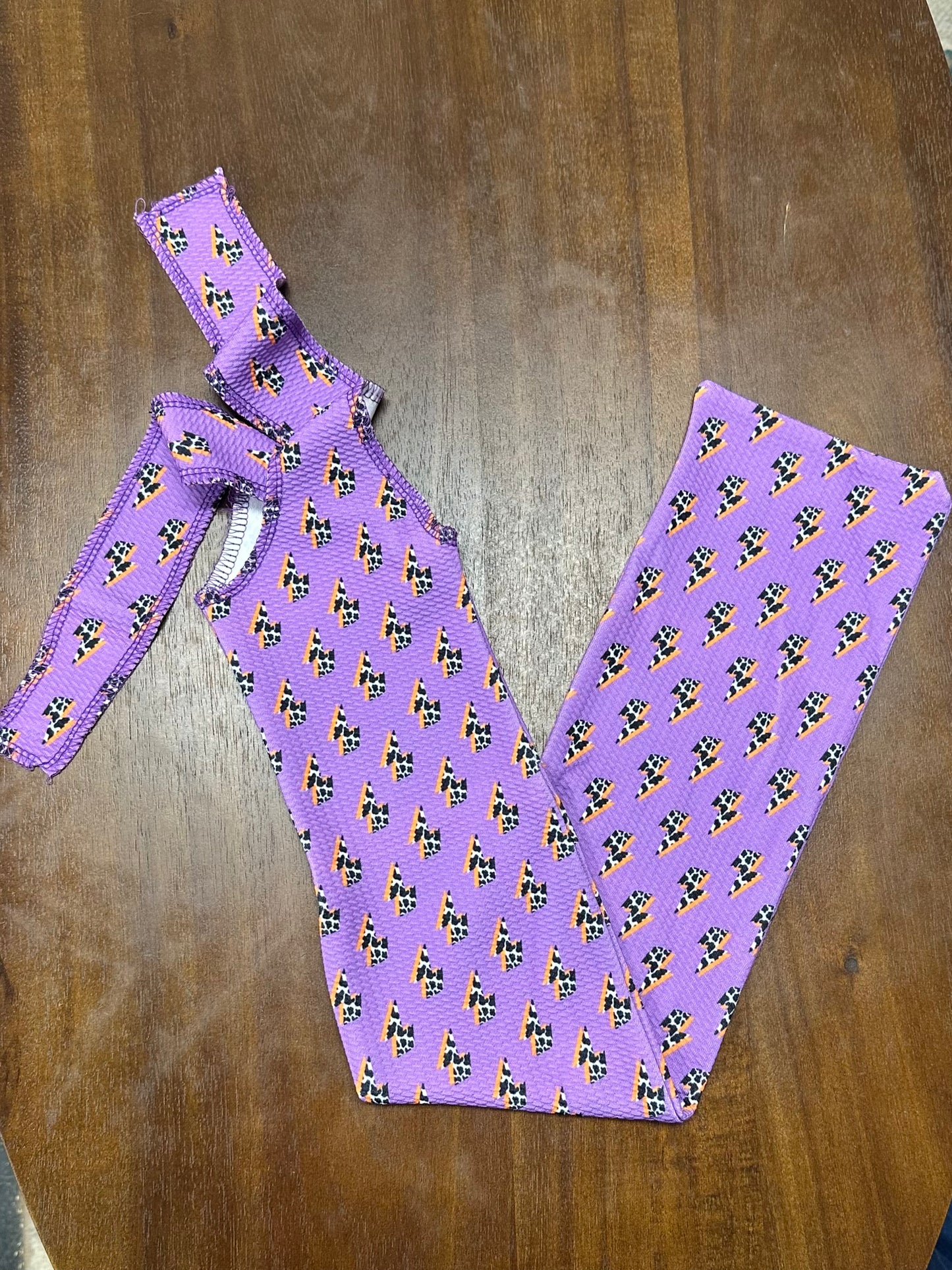 Purple Lightning Bolt Tail Bag