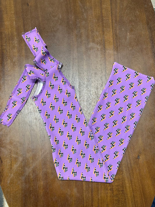 Purple Lightning Bolt Tail Bag