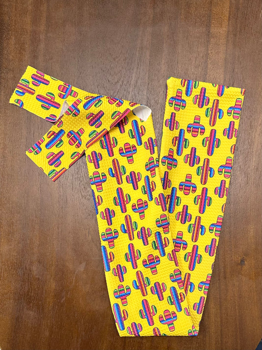 Yellow Cactus Tail Bag