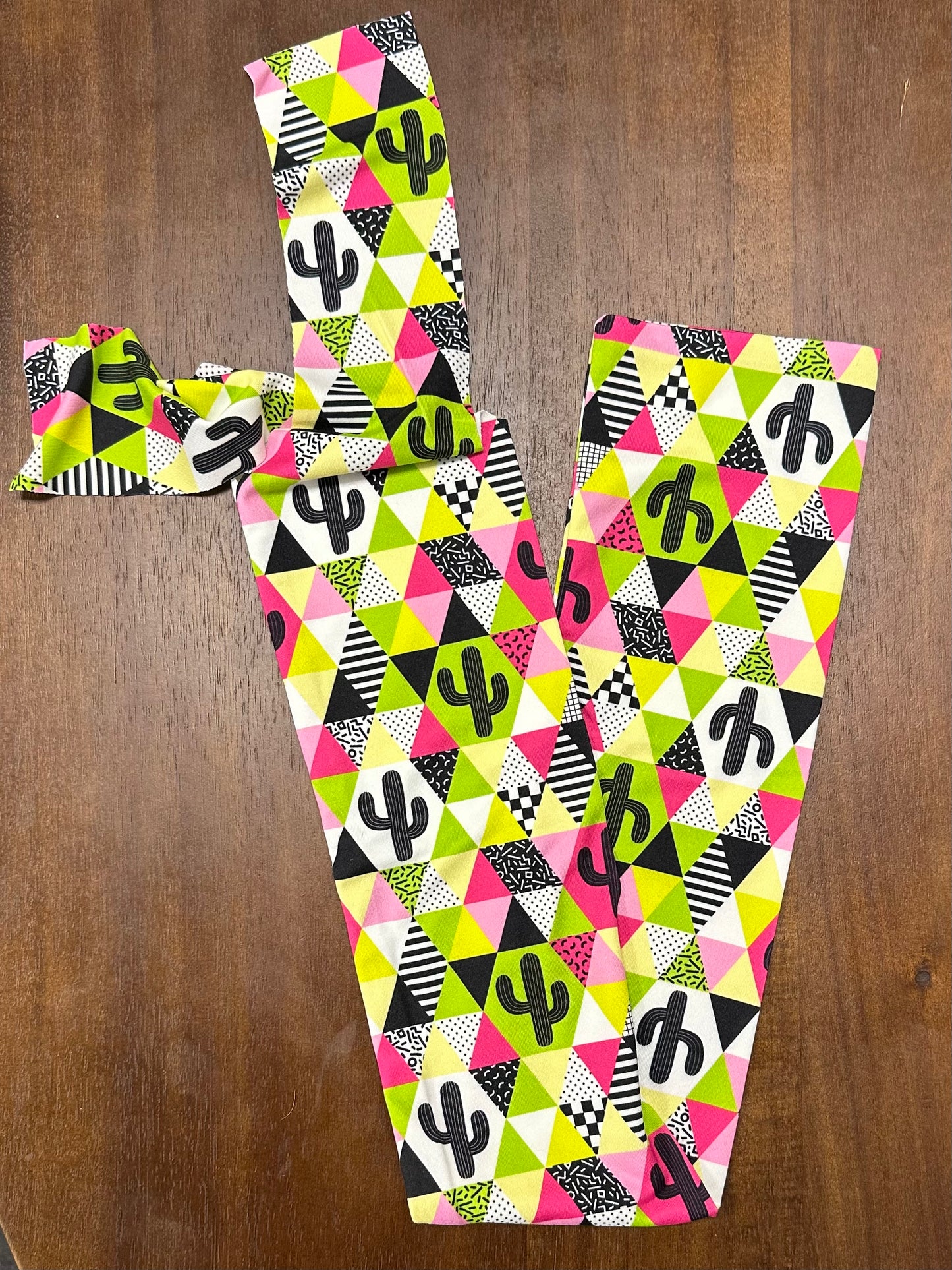 Multi Color Cactus Tail Bag