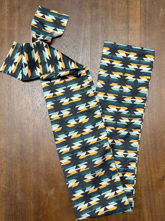 Green Soutwest Themed Tail Bag