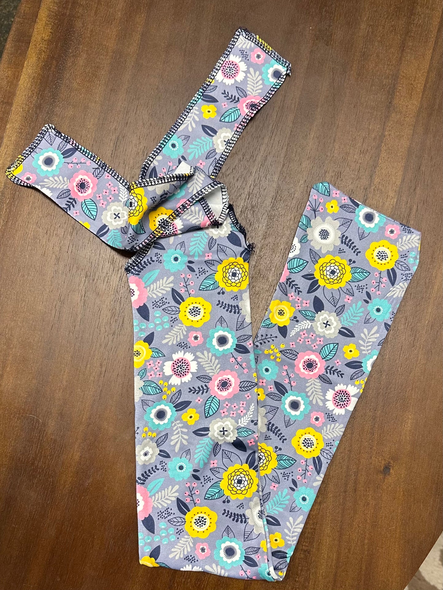 Violet Floral Tail Bag