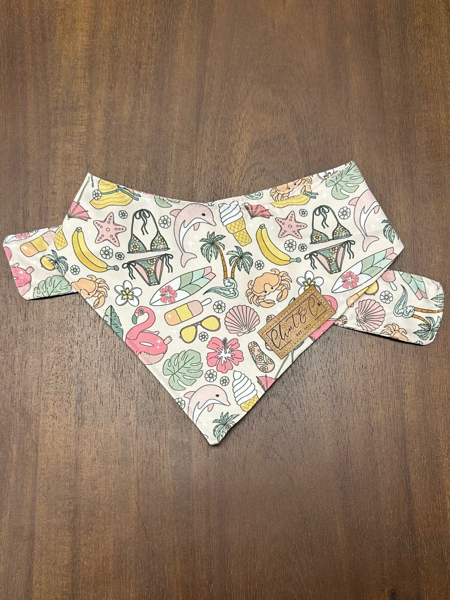 Summer Vibes Dog Bandana