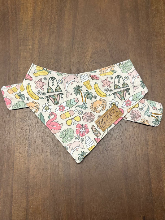 Summer Vibes Dog Bandana